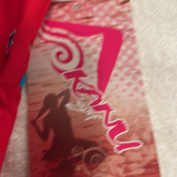 *NWT LAST ONE!!! Girls red blue flower one shoulder ruffle bathing suit… - Picture 2 of 3